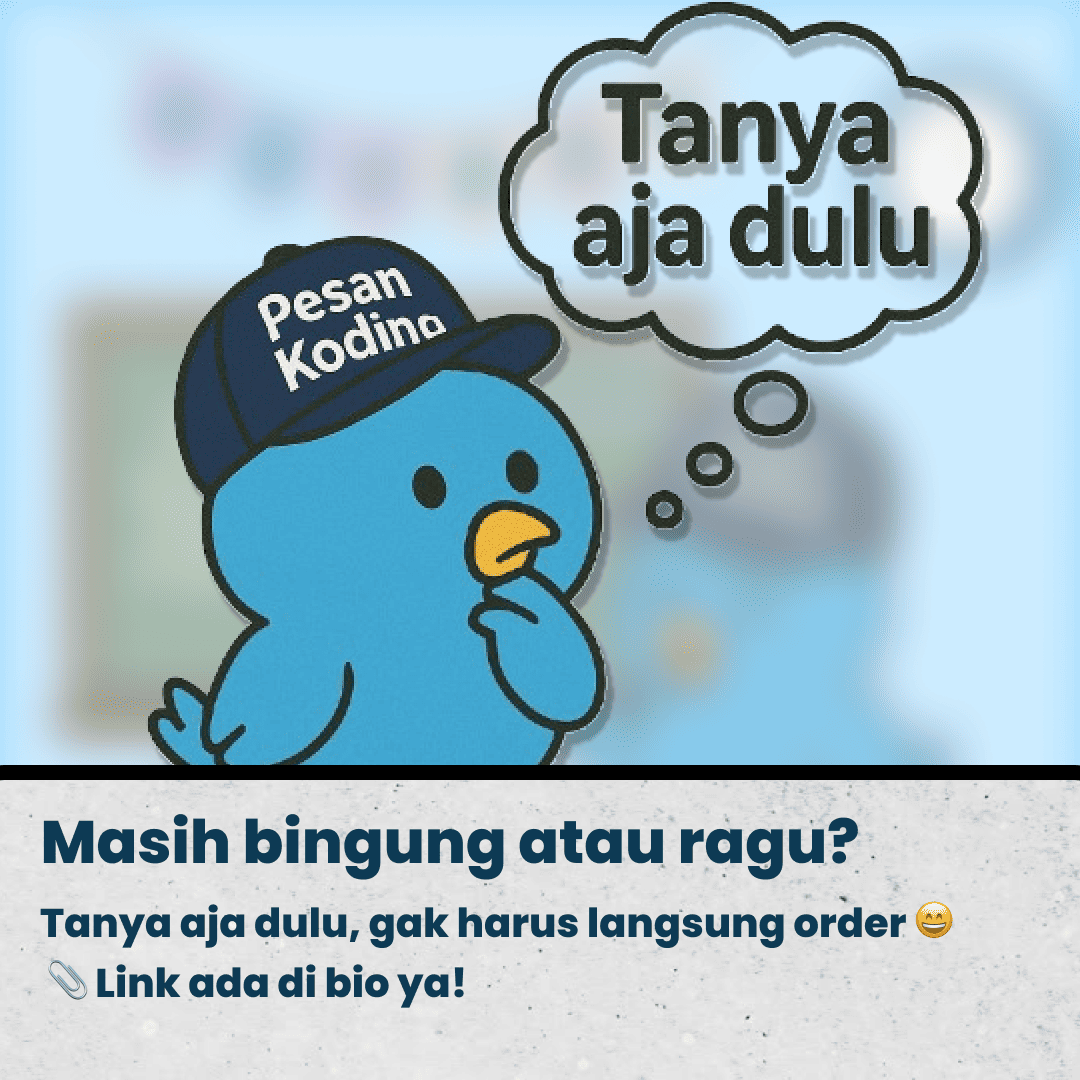 Hubungi Kami Pesan Koding